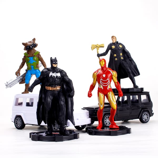 Superhelt/\"Avengers\" 10-pak figurer Multicolor