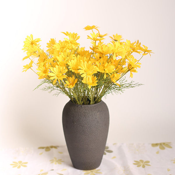 Kunstig tusenfryd blomst, kunstig gerbera blomst, kamille blomst arrangement