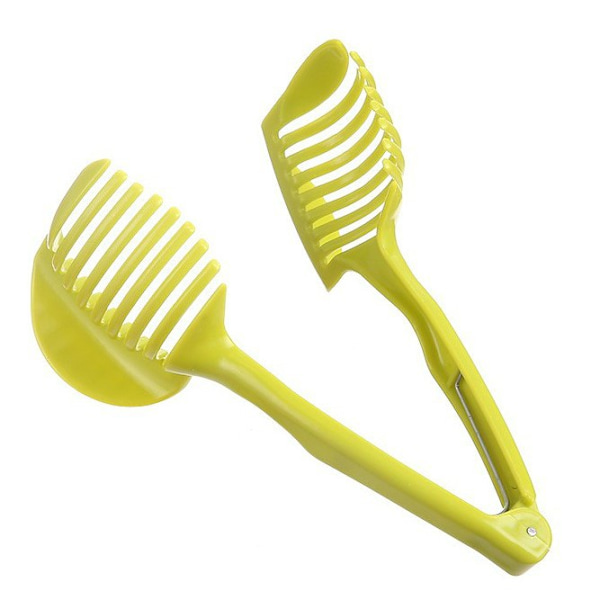 Handhållen tomatskärare brödklämma frukt grönsaksskärare citron strimlare P