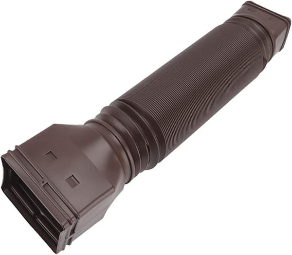 Flexibelt stuprör förlängning, justerbar längd, hopfällbart stuprör, regnavledningsförlängningar, design