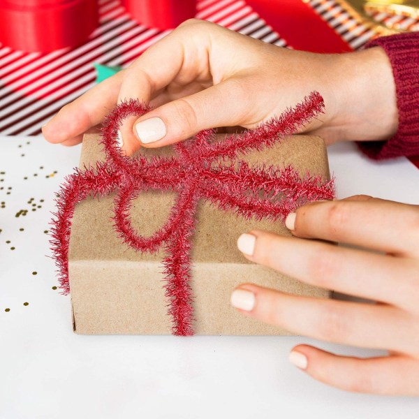 Joulukoriste Tinsel Garland 20M Ohut Kimalteleva Tinsel Lomakoriste