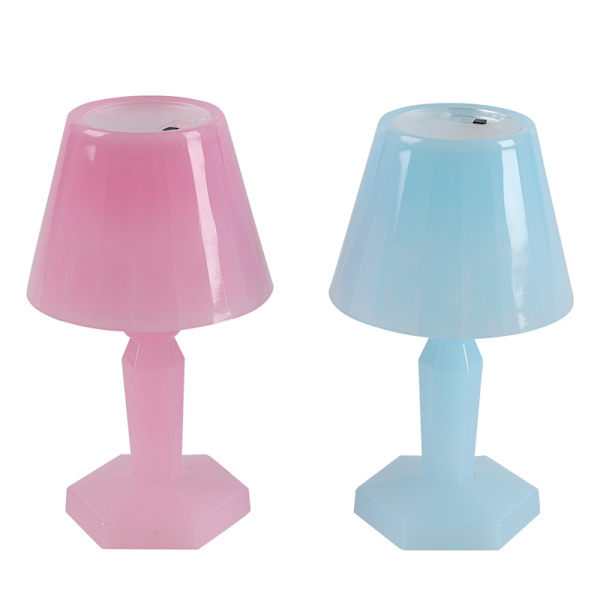 Set med 2 mini LED-skrivbordslampor, liten lampa för födelsedag, bröllop, halloween