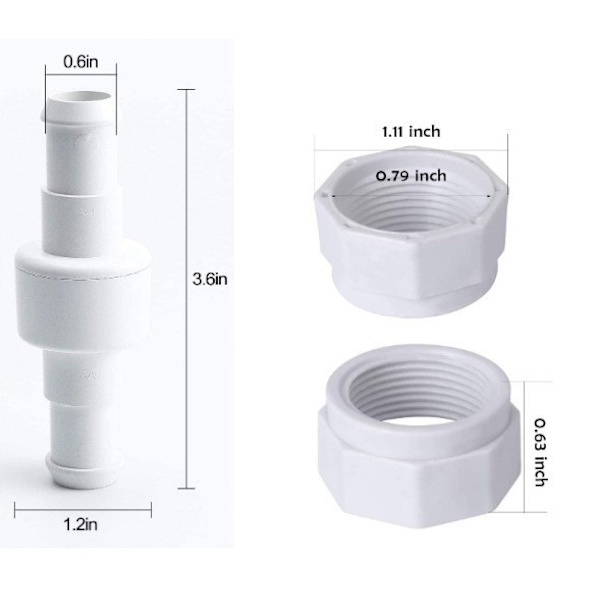 Pool Cleaner Hose Swivel Ball Bearing D20 Vaihda Polaris 180 280 3