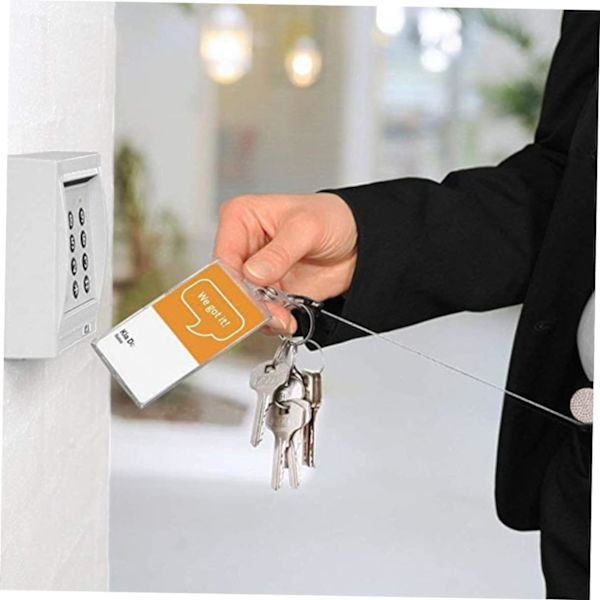 3 stk. Lanyard til nøgler, ID-kortholder, navneskilteholdere, badgespoler, indtrækkelige H