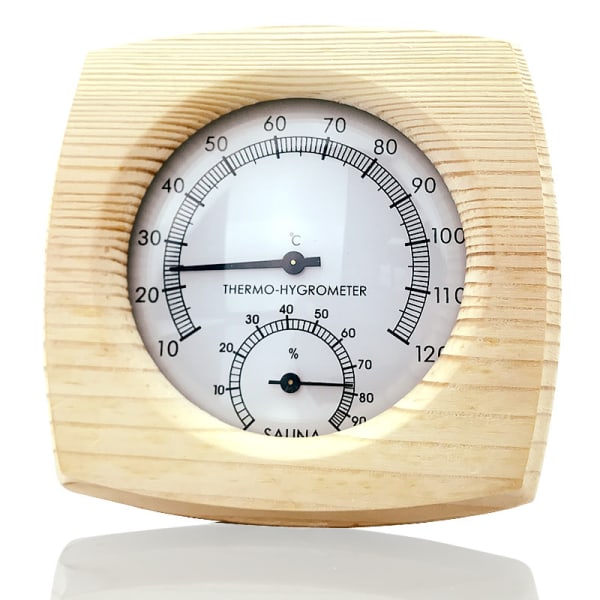 Saunatermometer，Udendørs Indendørs Sauna Saunatilbehør Induktiv Pointer Hom