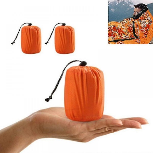Nödsömn Säck Överlevnad Sovsäckar Nödfilt Utomhus Camping (1st)