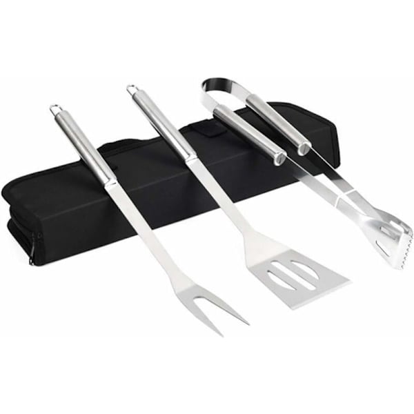 3 stk. grillredskaber, rustfrit stålsæt til grillredskaber, køkkenredskabssæt, grillredskaber