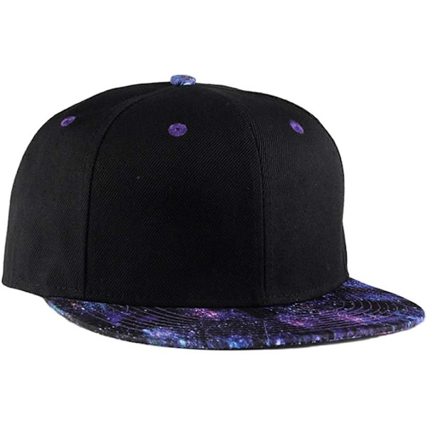 Lilla hatt Unisex Trucker Hat Hip Hop Rutig Platt Bill Brim Justerbar Baseb