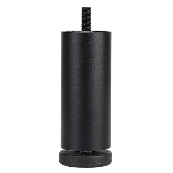 4 ställbara möbelben i aluminiumlegering, runda, 12 cm