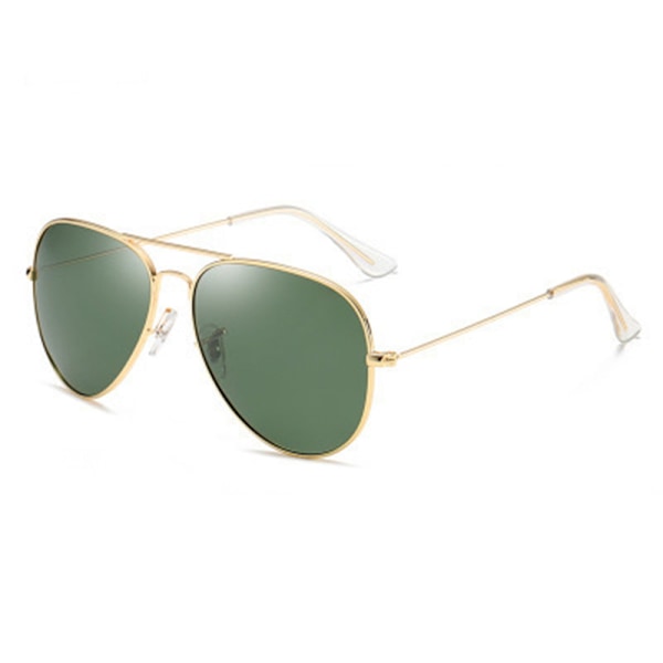 Premium Military Style Classic Aviator Solbriller, Polariserte 1 sølvramme