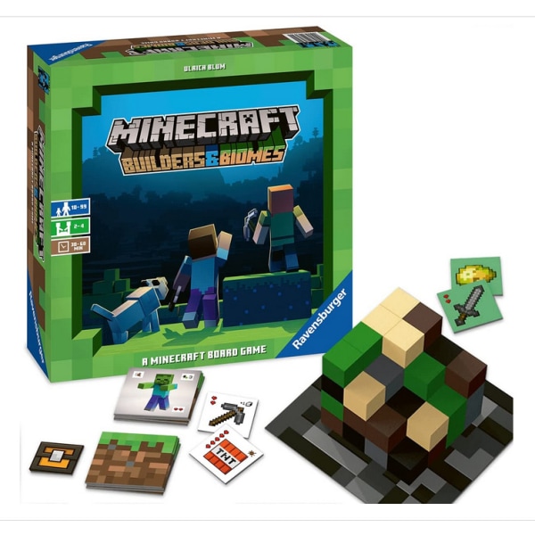 Minecraft Builders & Biomes Brädspel (SE/FI/DK/NO) multifärg