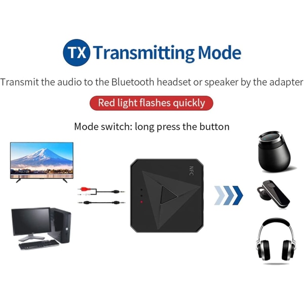Bluetooth-sovitin, Nfc Bt -sovitin, äänentoisto, langaton Bluetooth V5.0