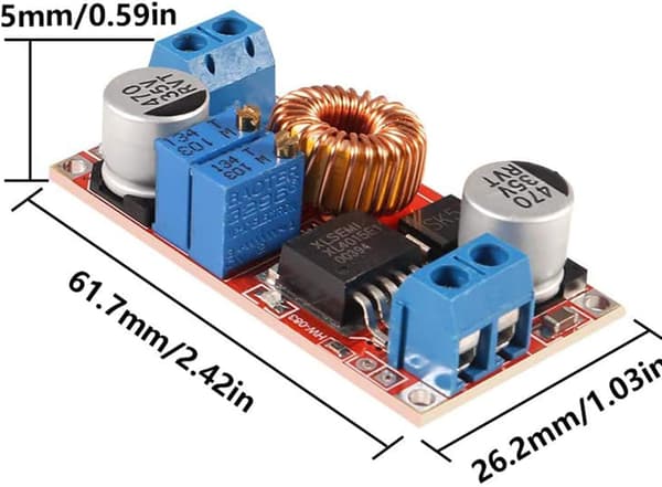 5A konstantstrøms LED-drivermodul batteriopladningsspænding DC-DC 5-32V