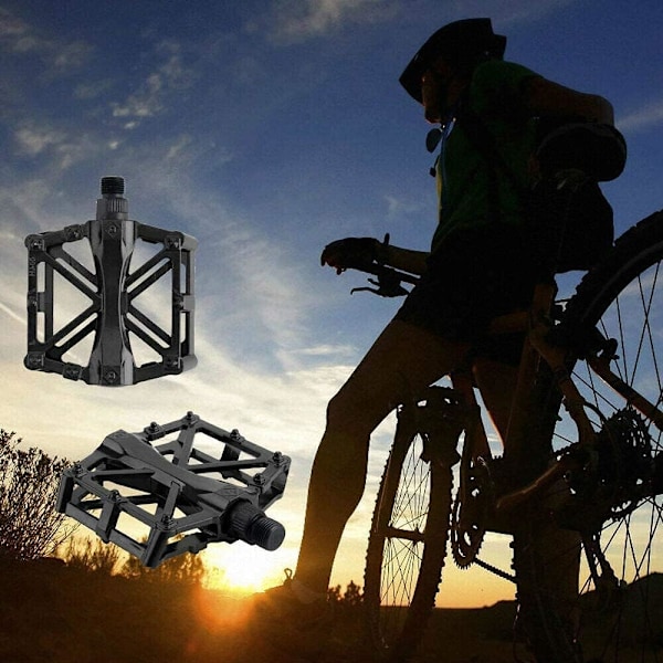 Pyöränpolkimet Alumiiniset Polkimet Pyöräilyyn/Maantiepyöräilyyn Maastopyöräilyyn/BMX-Pyöräilyyn Superlaakeripolkimet Tasaiset Vakaat ja Kevyet Liukastumattomat Polkimet
