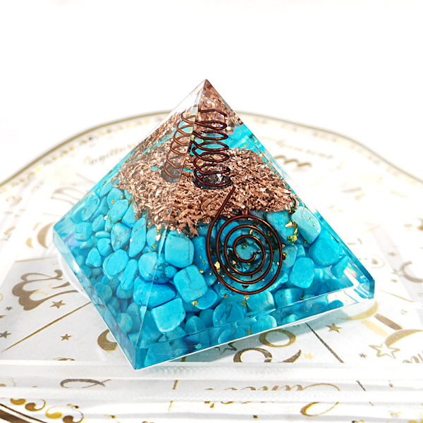 Magnificent Crystal - Attracts Mass Pyramid - Green Aventurine - Tiger Eye