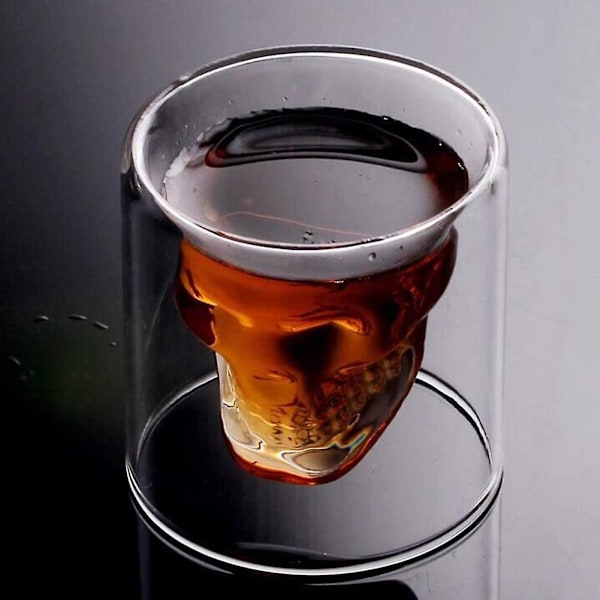 Krystalhovedskalle Glas, Dobbelt Transparent