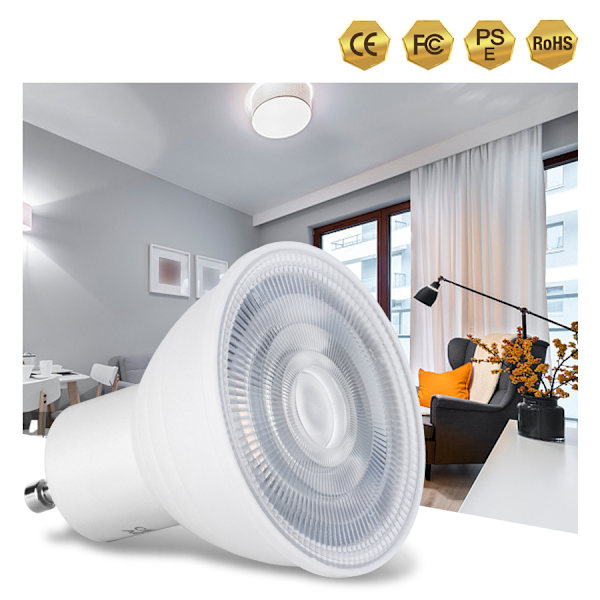 Gu10 pærer varm hvid 3000k, Gu10 LED pære 5w glødepære 40w ækvivalent