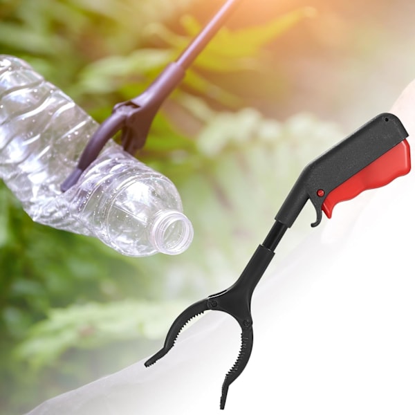 2 kpl Senior Reacher Grabber, 28 cm lyhyt roskakoura, roskakoura lapsille ja aikuisille, kannettavat poimintatongit puutarhaan