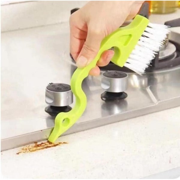 3stk Magic Brush Håndholdt terskel Håndfeiemaskin for vindusvask dørport