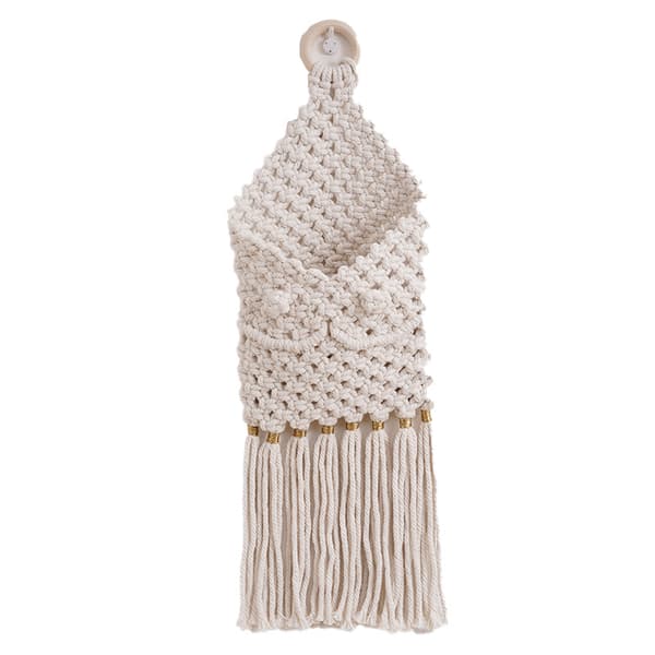 Macrame väggbonad, torkad macrame väggbonad - Blomsterbutikens inredning