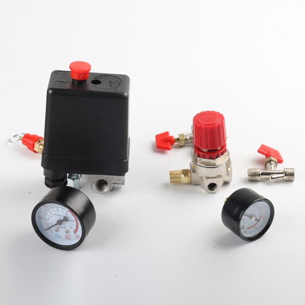 Luftkompressor, Kompressor Trykføler 0,5-0,8MPA（5-8BAR）, Luftkompressor Trykmåler, Trykventilkontakt til Kontrolventilregulator