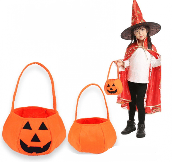 2 stk. Halloween græskar slikposer gavepose