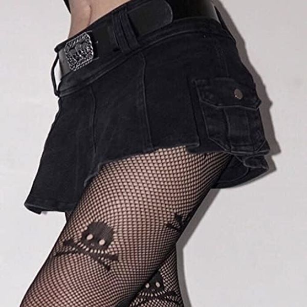 Kvinder Sexede Strømpebukser Fishnet Strømper Mønstrede Strømpebukser Lårhøje Sorte Strømper