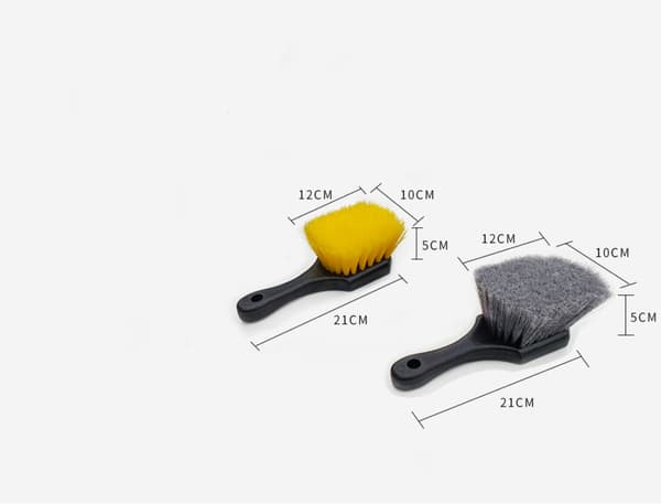 2-pack borste för rengöring av bilhjul