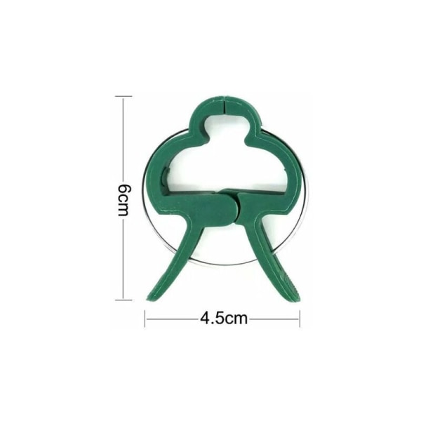 Hagesupportklips for planter, støtteklemmer for søte planter og blomster 4,5