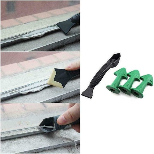 5-pack Multi-Edge Silikonfogtätningsverktygssats för Kök Badrum