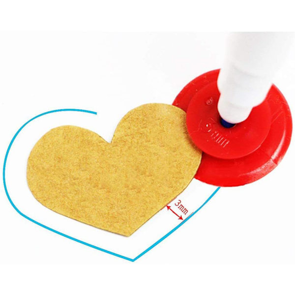 Tyg Diy Handgjord Patchwork Spårhjul Sömsmån Cirkel Märke Sy