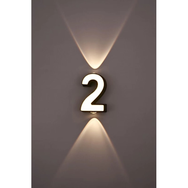 LED-husnummer, LED-gatunummer Modern husnummer Hotellnummer