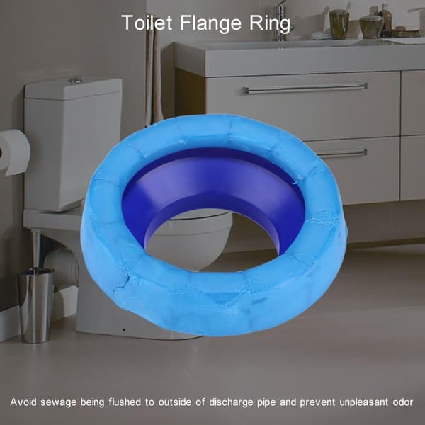Universal Toilet Flange Lugtfri Afløbsrør Tætning Pakning Elastisk Badekar Tilpasning