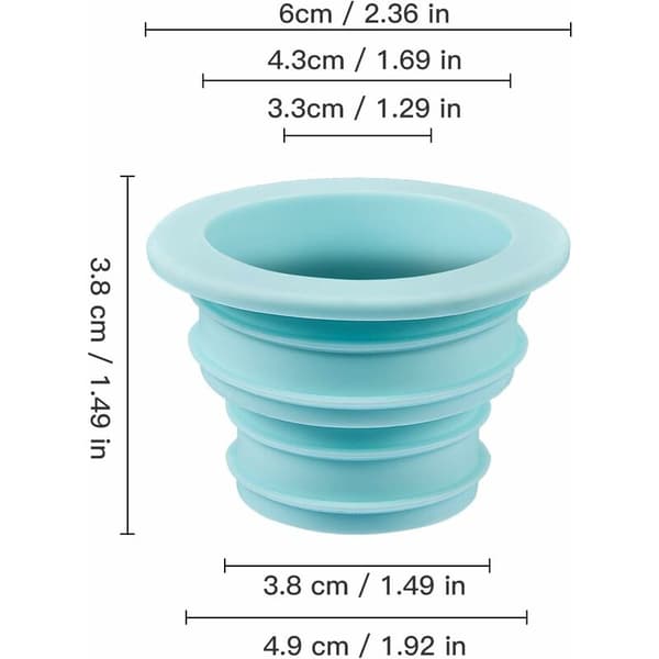 4 st avloppsrörs packning deodoriserande silikonring packning tvättmaskin