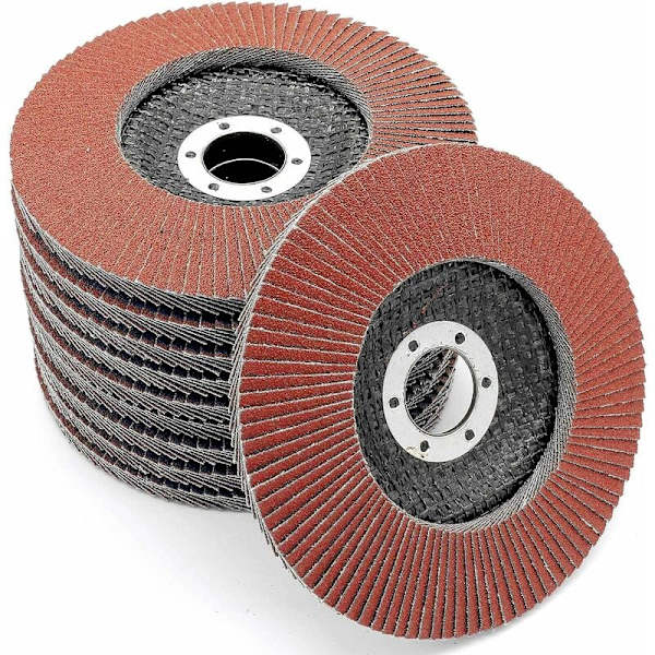 Diskskive │ brun │ 10 stk. │ Ø 125 mm │ korn 120 │ Standard │ Ab