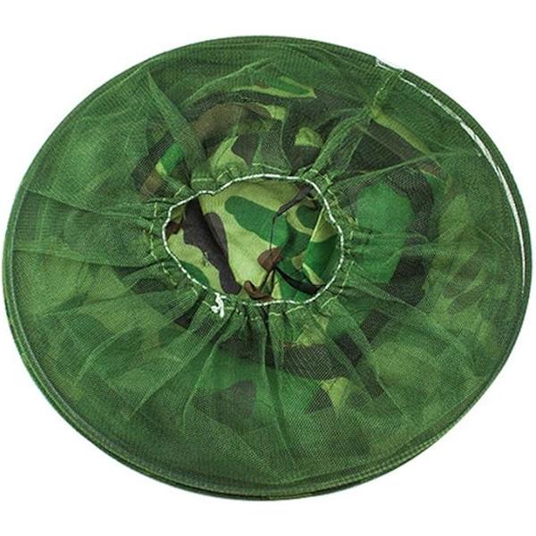 2 stk. Camouflage Biavl Hat med Hoved Mesh Mesh Beskyttelse Udendørs F