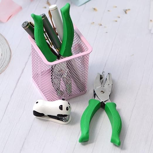1/4 tums triangulär hålslag för handgjorda DIY-hantverkspapper, perfekt
