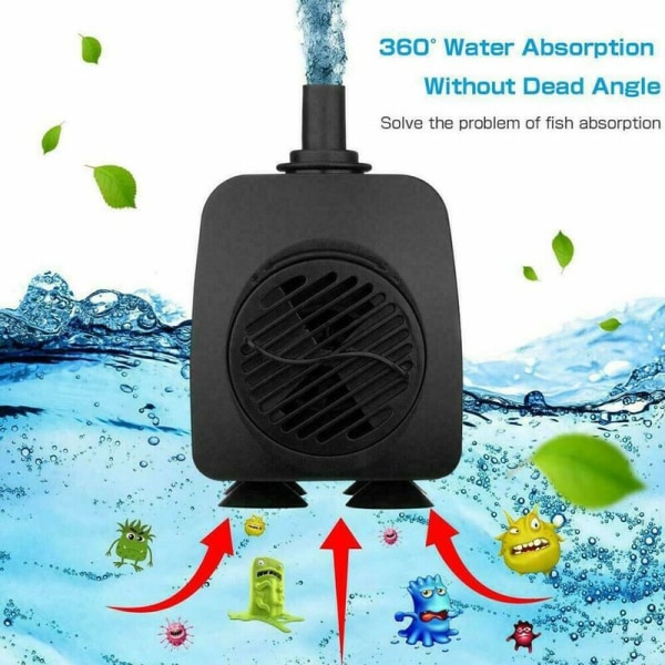 15W 800l/h Fountain Pump Pond Pump Water Feature Pump Garden Pump Fountain