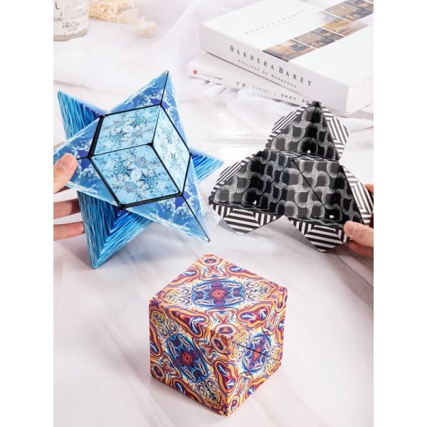 3D magisk kube formforskyvende boks gave