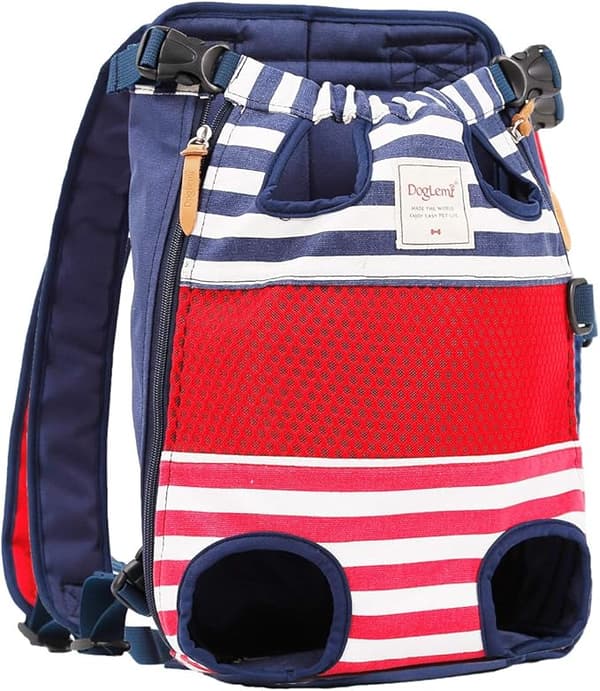 1 PC Pet Carrier Backpack for Small Medium Dogs Cats,Adjustable Pet Front B