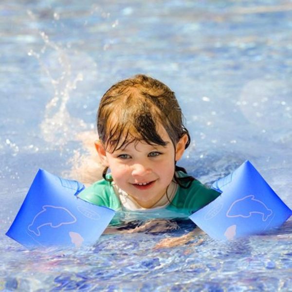 Svømme Float Pool Svømme Ring til Børn, Sikker Oppustelig Flydende Båd, Oppustelige Flydere Pool Legetøj Svømmebassin Tilbehør til Børn Clever