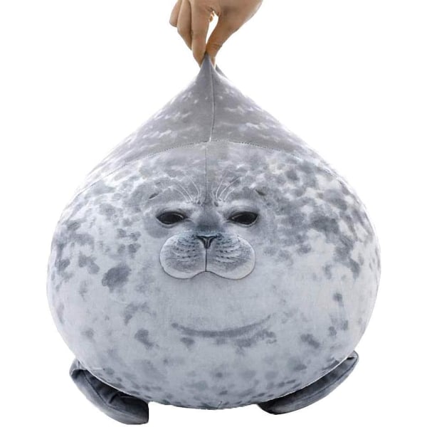 23,6 tum (cirka 59,9 cm) Soft Seal plyschkudde, Chubby Blob Seal Throw Pi