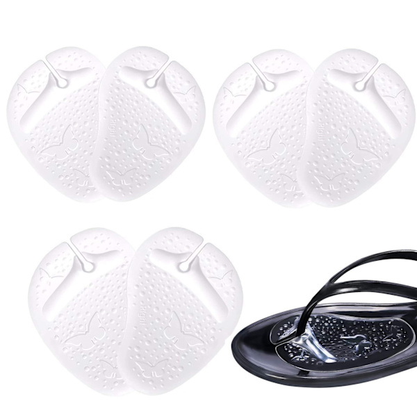Förfots metatarsal dynor för tofflor, flip-flops, sandaler, klackar, herrskor