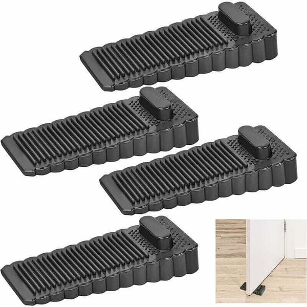 Gummidörrstopp, 4 st gummidörrstopp halkfri dörrkil höjd