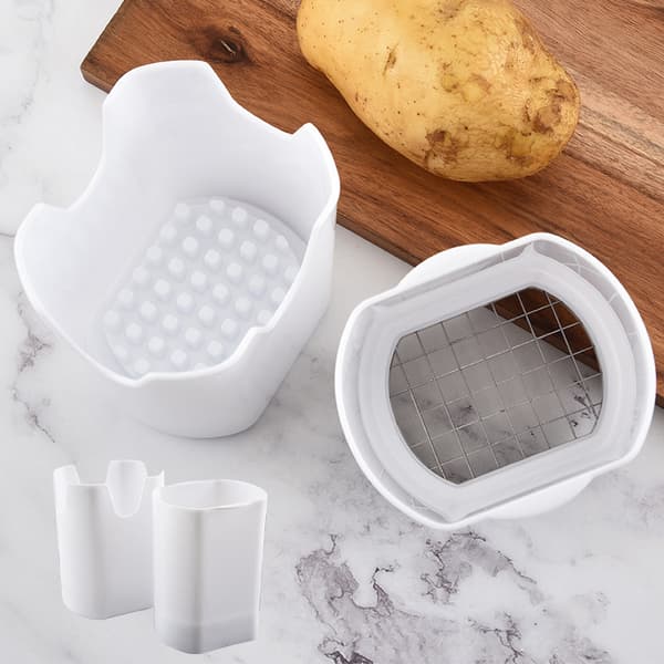 Fritert potetgull Hakket grønnsaker hvit 13,6*8,8*10cm