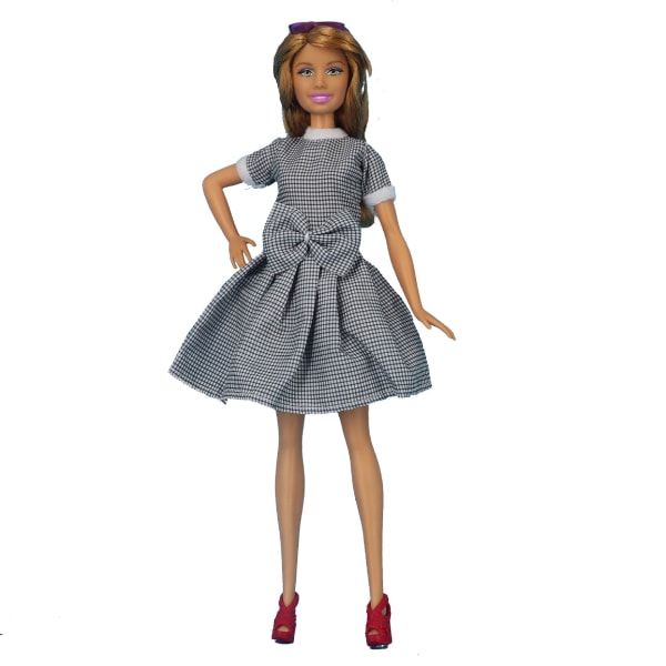 10 stycken 29cm Barbie docka kläder, personliga modekläder