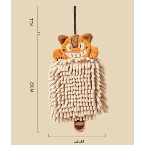 Cartoon Animal Chenille Håndklæde til Køkken Badeværelse Hurtigtørrende Absorberende Lommetørklæde Super Bløde Mikrofiber Håndklæder Fo