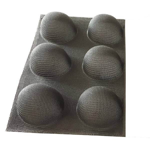 Silikon Rund Brødform Perforert Bakeform For Baking Brød, Hamburger, Rundstykke, Puff, Terte Og Mer