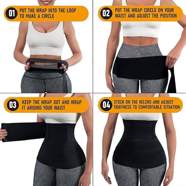 Midjetrener for kvinner | Midjetrener for magefett | Midjebånd Bandage Plus Size | Postpartum magebelte