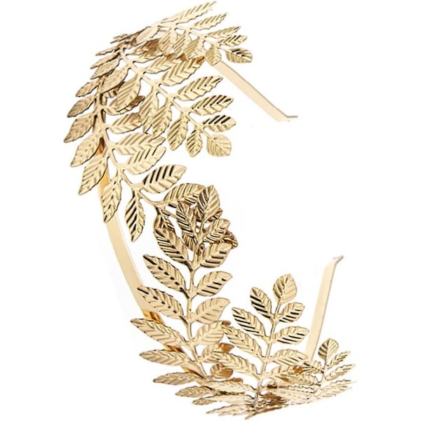 Barokke kroner for gresk gudinne hodeplagg bryllup krone rhinestone krone kvinner, gylden brud